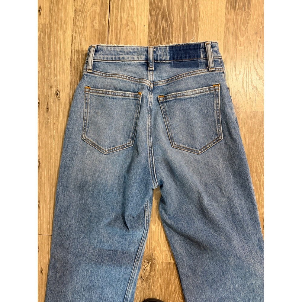 Abercrombie & Fitch Jeans Curve Love 90s Relaxed High Rise Blue Sz 25 (25x26) - Picture 11 of 13